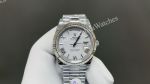 8+ Factory Rolex Daydate 40mm Fluted Bezel 3255 Movement Romans White/Ice-blue Face Watch